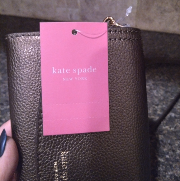 Was💲89! Unique ♠️Kate Spade "Wallet on a Chain" - Picture 11 of 16